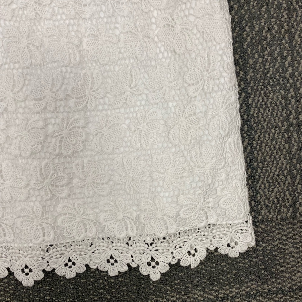 Lilly Pulitzer White Bumblebee Lace Larter Strapless Dress - Picture 5 of 12